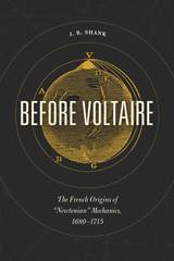 front cover of Before Voltaire