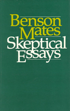 front cover of Skeptical Essays