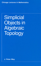 front cover of Simplicial Objects in Algebraic Topology
