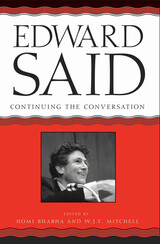 front cover of Edward Said