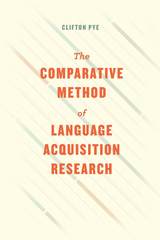 front cover of The Comparative Method of Language Acquisition Research