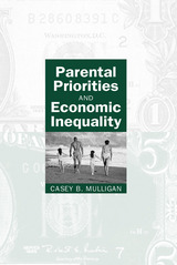 front cover of Parental Priorities and Economic Inequality