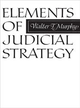 front cover of Elements of Judicial Strategy