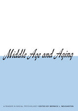 front cover of Middle Age and Aging