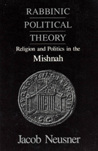 front cover of Rabbinic Political Theory