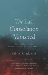 front cover of The Last Consolation Vanished