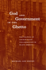 front cover of God and Government in the Ghetto