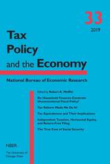 front cover of Tax Policy and the Economy, Volume 33