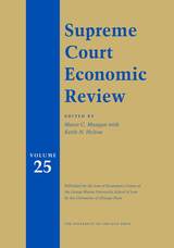front cover of Supreme Court Economic Review, Volume 25