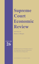 front cover of Supreme Court Economic Review, Volume 26