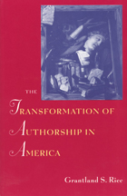 front cover of The Transformation of Authorship in America