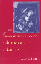 front cover of The Transformation of Authorship in America