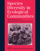 front cover of Species Diversity in Ecological Communities