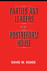 front cover of Parties and Leaders in the Postreform House