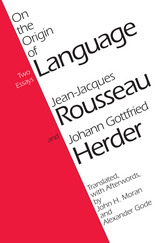 front cover of On the Origin of Language