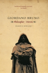 front cover of Giordano Bruno