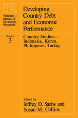 front cover of Developing Country Debt and Economic Performance, Volume 3