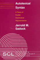 front cover of Autolexical Syntax