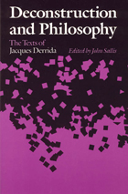 front cover of Deconstruction and Philosophy