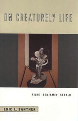 front cover of On Creaturely Life