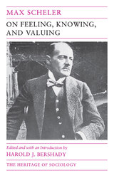 front cover of On Feeling, Knowing, and Valuing