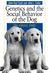 front cover of Genetics and the Social Behaviour of the Dog