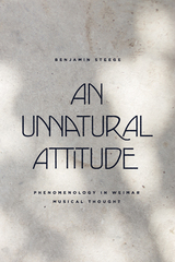 front cover of An Unnatural Attitude