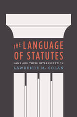 front cover of The Language of Statutes