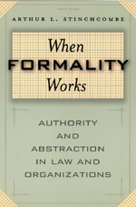 front cover of When Formality Works