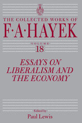front cover of Essays on Liberalism and the Economy, Volume 18