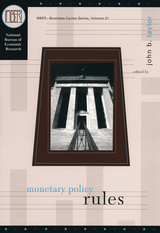 front cover of Monetary Policy Rules