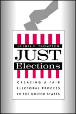 front cover of Just Elections