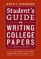 front cover of Student's Guide to Writing College Papers