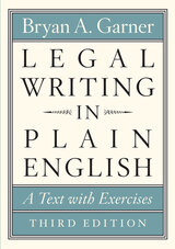 front cover of Legal Writing in Plain English, Third Edition