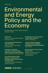 front cover of Environmental and Energy Policy and the Economy