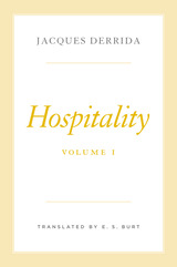 front cover of Hospitality, Volume I