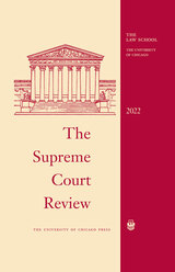 front cover of The Supreme Court Review, 2022
