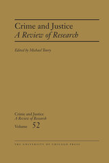 front cover of Crime and Justice, Volume 52