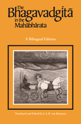 front cover of The Bhagavadgita in the Mahabharata