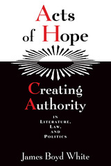 front cover of Acts of Hope