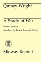 front cover of A Study of War