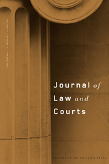 front cover of Journal of Law and Courts, volume 9 number 1 (Spring 2021)