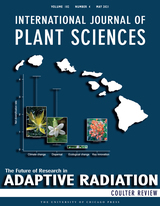 front cover of International Journal of Plant Sciences, volume 182 number 4 (May 2021)