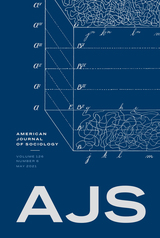 front cover of American Journal of Sociology, volume 126 number 6 (May 2021)