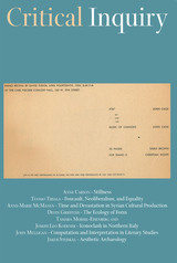 front cover of Critical Inquiry, volume 48 number 1 (Autumn 2021)