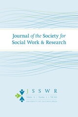 front cover of Journal of the Society for Social Work and Research, volume 12 number 3 (Fall 2021)