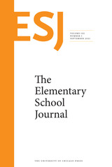 front cover of The Elementary School Journal, volume 122 number 1 (September 2021)