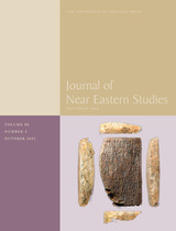 front cover of Journal of Near Eastern Studies, volume 80 number 2 (October 2021)