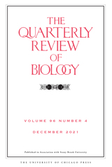 front cover of The Quarterly Review of Biology, volume 96 number 4 (December 2021)