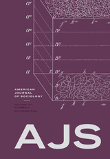 front cover of American Journal of Sociology, volume 127 number 3 (November 2021)
